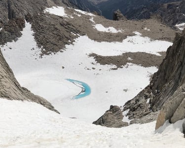 Iceberg Lake in July – Mount Whitney Mountaineer’s Route, California