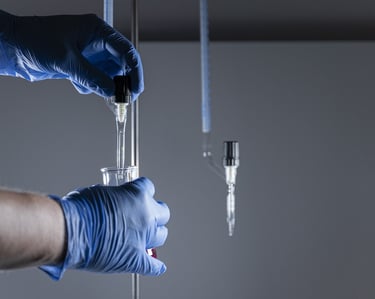 este laboratorial para análise de potabilidade da água, assegurando segurança e qualidade