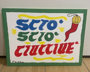 Opera numeraro napoletano Scio Scio Ciucce di Pasquale De Stefano da OTTO