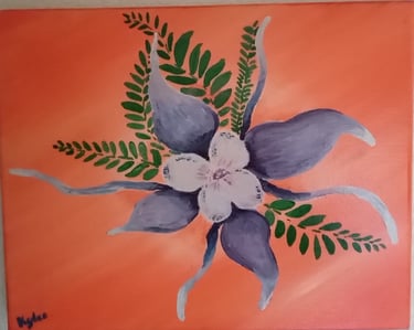 Columbine (painting) Kylee Nicole Smith