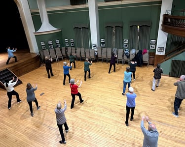 Group fitness instructor - Tai Chi practice