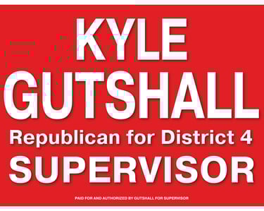 Kyle Gutshall's Supervisor Campaign Logo