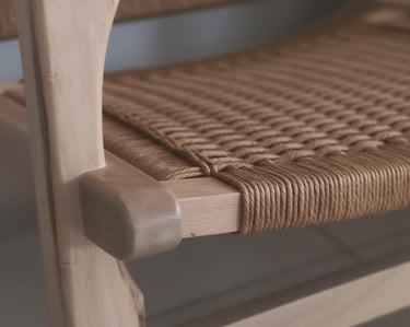 Poltrona Trendy tejida con Papel Kraft