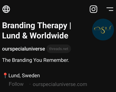 Our Special Universe AB on Threads | Account Preview