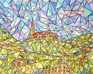 Mossley - whimsical wall art uk