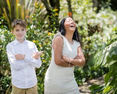 International family adoption session in Colombia