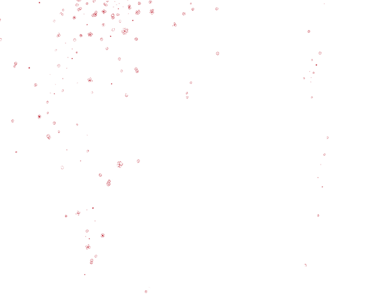 Infinité de bulles minuscules faites de fleurs de couleur rouge