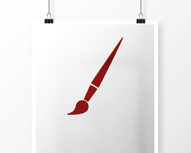 logo d'un pinceau illustrant le service réalisation