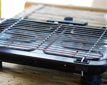 a grill grill with a grill and a grill