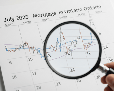 dynamic mortgage rate market in Ontario for July 2025 to inform a smart mortgage renewal decision.