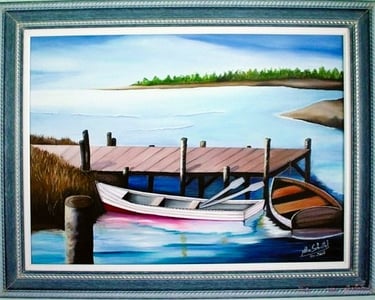 Ancoradouro 80 x 60 cm