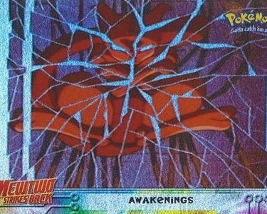 2 Awakenings Topps Pokemon The First Movie rainbow foil