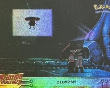 29 Clones !!! Topps Pokémon The First Movie rainbow foil