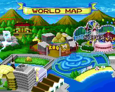 Chip Chan Kick! - World Map