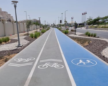 Al Hudayriat cycling tracks