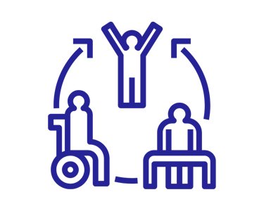 a man in a wheelchair wheel chair with a wheel chair