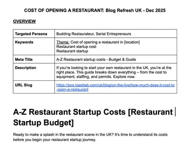 Toast blog post screenshot