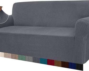 a couch with a tennis racket and a tennis racket