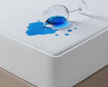 a glass of wine with a blue liquid in it