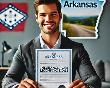 Young man passed the Arkansas insurance licensing exam