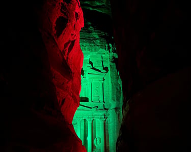 petra by night