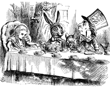 illustration alice au pays des merveilles par John Tenniel