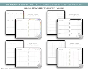 Digital Planner TEMPLATES, Goodnotes Planner, iPad Planner, Notability Planner, Dated
