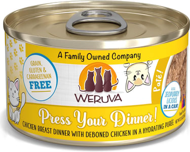 Weruva cat food chicken breast dinner pate