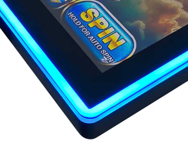 claratech's halo screen for slot gaming machiens