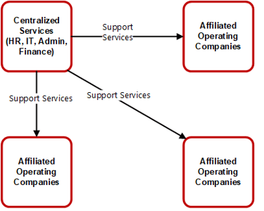 transfer pricing centralized support