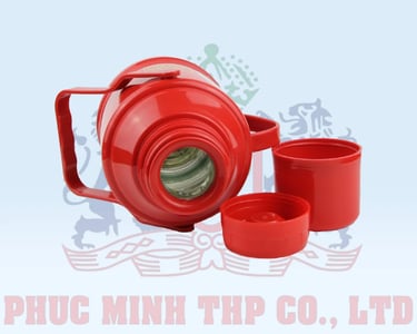 Thiết kế nắp rời kiêm cốc uống nước của phích nước nhựa PP cao cấp HP 1016S