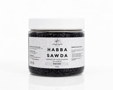 graines de nigelle noire nigella sativa thymoquinone nigellone Maroc
