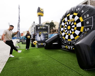 hinchables de fútbol