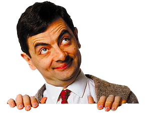 Portrait de Mr Bean, Rowan Atkinson, dans les années 1990.