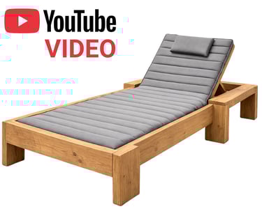 DIY outdoor lounger chair build plans