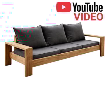 DIY outdoor sofa build project with step-by-step plans