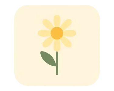 daisy icon for decoration