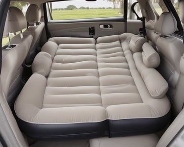 Inflatable bed for travelling and Concerts. Affiliate link.