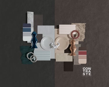 Moodboard chaud/froid , par Mattoboard