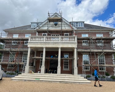 Diamond Decor working on a Exterior masonry work in Sussex
