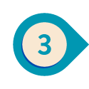 Icône avec le chiffre 3