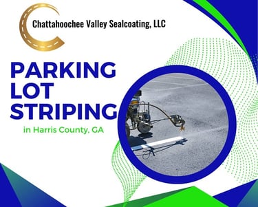 Parking Lot Line Painting Services in Harris County, Georgia