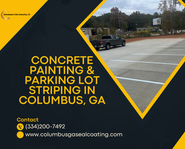 Concrete Painting & Parking Lot Striping in Columbus, GA