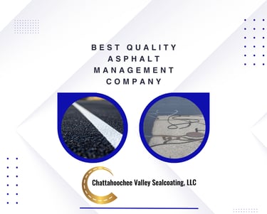 Best asphalt management company - Chattahoochee Valley Sealcoating