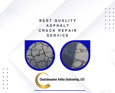 Best Quality Asphalt Crack Repair by Chattahoochee Valley Sealcoating Company near you