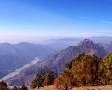 Monte Kailash Hairakhan, fiume Gautam Ganga 