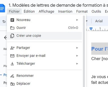 Copier un fichier