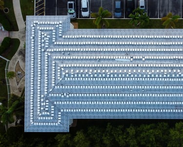 Drone Image of Roofing in Fort Lauderdale, FL