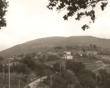 panorama storico crispiero marche italia