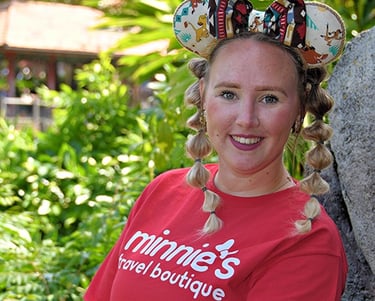Whitney Davis pictured at Disney's Animal Kingdom® Park.